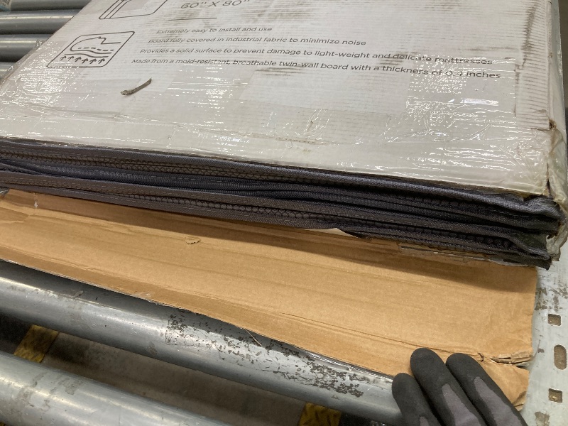 Photo 1 of *Minor damage* Meliusly Heavy Duty Bunkie Board Queen Size (60x80) - Non-Slip Breathable Bed Support Board for Slatted Bed Frame, Anti-Sag Under Bed Support, Noise Minimizing Moisture Resistant Bed Board