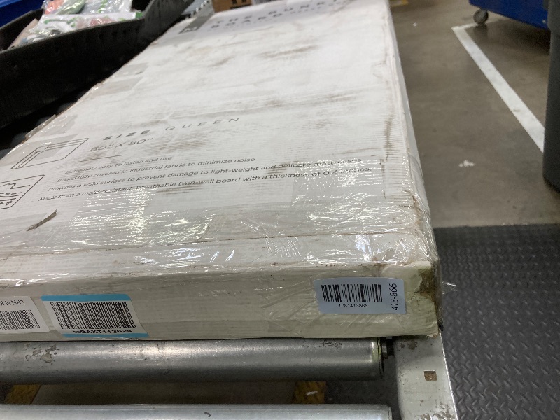 Photo 1 of *Minor damage* Meliusly Heavy Duty Bunkie Board Queen Size (60x80) - Non-Slip Breathable Bed Support Board for Slatted Bed Frame, Anti-Sag Under Bed Support, Noise Minimizing Moisture Resistant Bed Board