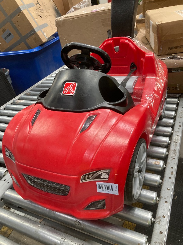 View 3 of *Scratches* 2 step Whisper ride Crusier Kids Push Car, Red