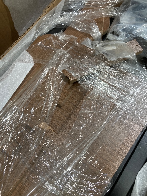 Photo 1 of *DAMAGED, PARTIAL SET ------- * KEIKI Queen Size Loft Bed with Storage Stairs, Metal Loft Bed Frame with Shelves & Bookshelf, Heavy Duty Adult Loft Bed with Guardrails, No Box Spring Needed, Black
