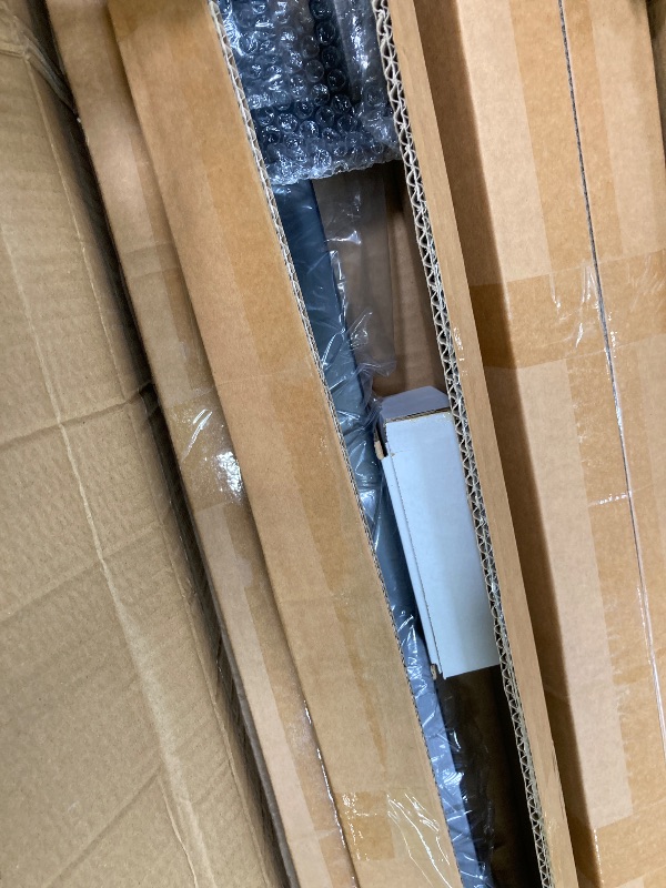 Photo 1 of *Box damaged* BLIKA 6'6" Complete Set 36" Cable Railing Post Kits, Surface Mount Deck Cable Railing System with Handrail & Swageless Tensioner, Pre-Drilled Black Stainless Steel Cable Railing Posts