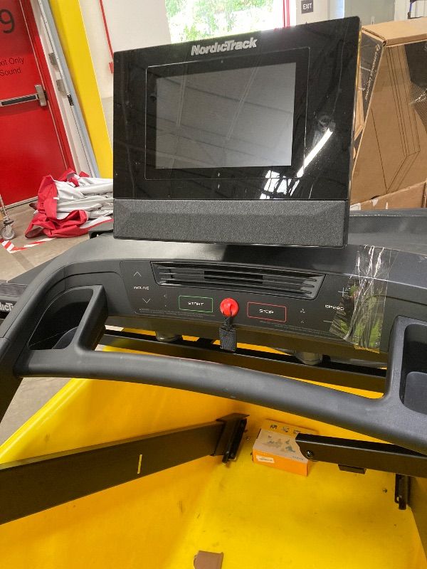 Photo 1 of ***DAMAGED & MISSING PIECES -SELLING AS PARTS ONLY*** NordicTrack T Series 10 Treadmill with 10" Tilting Touchscreen and Compact Design  ***NOT IN BOX***