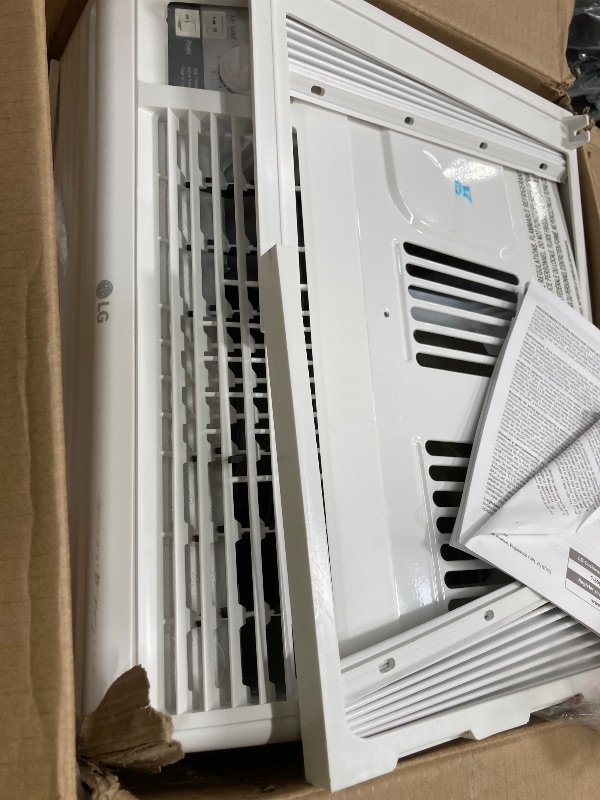 Photo 1 of ***The fan inside making noise****LG 5000 BTU Window Air Conditioners [2023 New] Easy Mechanical Control Ultra-Quiet Compact-size Cools Washable Filter 150 Sq.Ft. for Small Room AC Unit air conditioner Easy Installation White LW5023
