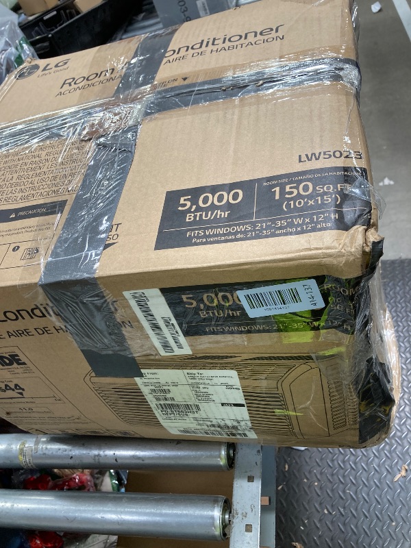 Photo 1 of ***The fan inside making noise****LG 5000 BTU Window Air Conditioners [2023 New] Easy Mechanical Control Ultra-Quiet Compact-size Cools Washable Filter 150 Sq.Ft. for Small Room AC Unit air conditioner Easy Installation White LW5023