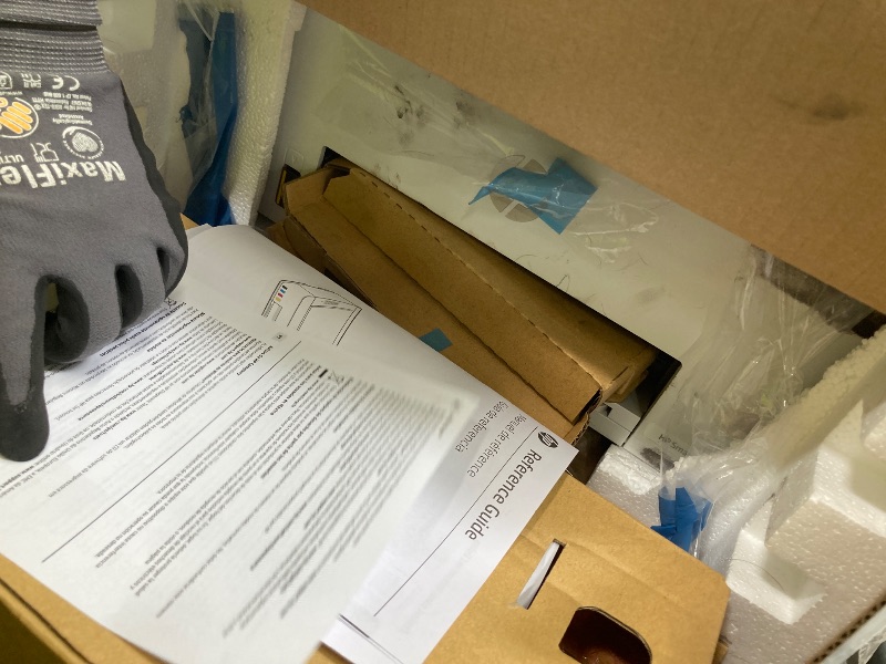 Photo 1 of *Dirty/Scratched* HP Smart Tank 5000 Wireless All-in-One Ink Tank Printer, Scanner, Copier with 2 Years of Ink Included, Best-for-Home, Cartridge-Free, Refillable and AI-Enabled. (5D1B6A)