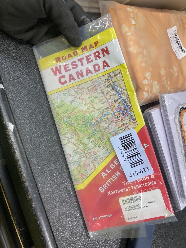 Photo 1 of *Minor damage* Western Canada Road Map