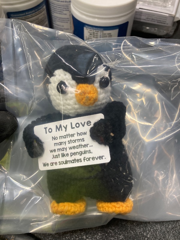 Photo 1 of *Dirty* To my Love Crochet Penguin Gift