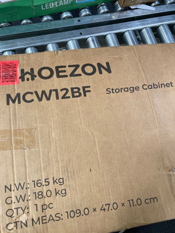 Photo 1 of *****This item is used; it is unknown whether any parts are missing, and it is unknown whether it functions 100%. ***SONGMICS MAZIE Collection - 43 Inches Folding Storage Ottoman Bench, Ottoman with Storage, Foot Rest Stool, Load 660 lb, for Living Room,