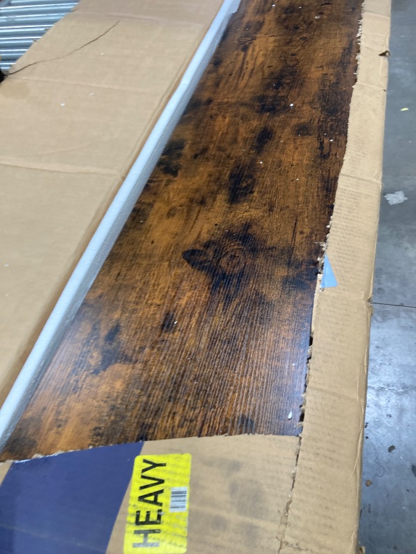Photo 1 of **It is used; it is unknown whether any parts are missing, and it is unknown whether it functions 100%.
*****SUPERJARE TV Stand for 55 Inch TV, Entertainment Center with Adjustable Shelf, 2 Cabinets, TV Console Table, Media Console, Solid Wood Feet, Cord