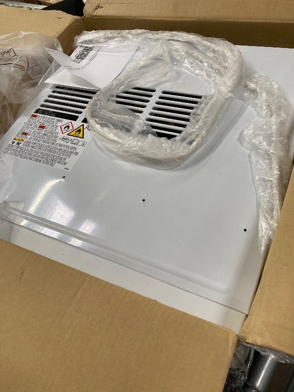 Photo 1 of ***USED*** Comfort Zone Window Mounted Smart Wi-Fi Room Air Conditioner with Remote Control, 12,000 BTU, Digital Display, 4 Speed Settings, 4 Mode Settings, 24-Hour Timer, Sleep Setting, and Eco Mode, White