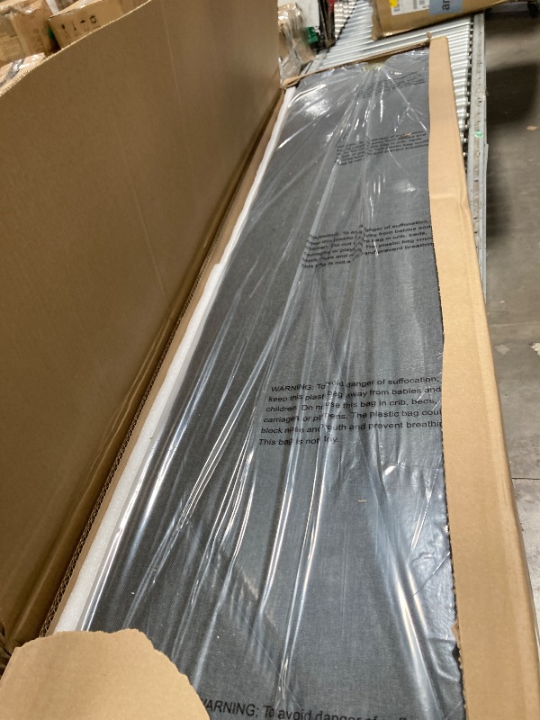 Photo 1 of ***It was not tested because the connector is different from those on the other air conditioners**** Queen Bed Frame with Storage Headboard, Upholstered Queen Size Bed Frame with LED Lights, USB Charging Station & 2 Storage Drawers, No Box Spring Needed,