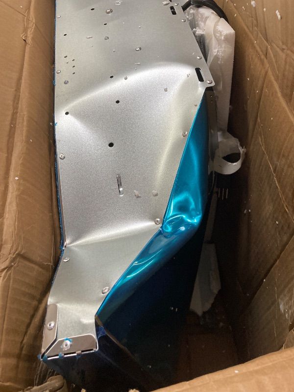 Photo 1 of ***DAMAGED -DENTED -SELLING AS PARTS ONLY *** Tieasy Wall Mount Range Hood 30 inch with Ducted/Ductless Convertible Duct, Stainless Steel Chimney-Style Over Stove Vent Hood with LED Light, 3 Speed Exhaust Fan, 450 CFM