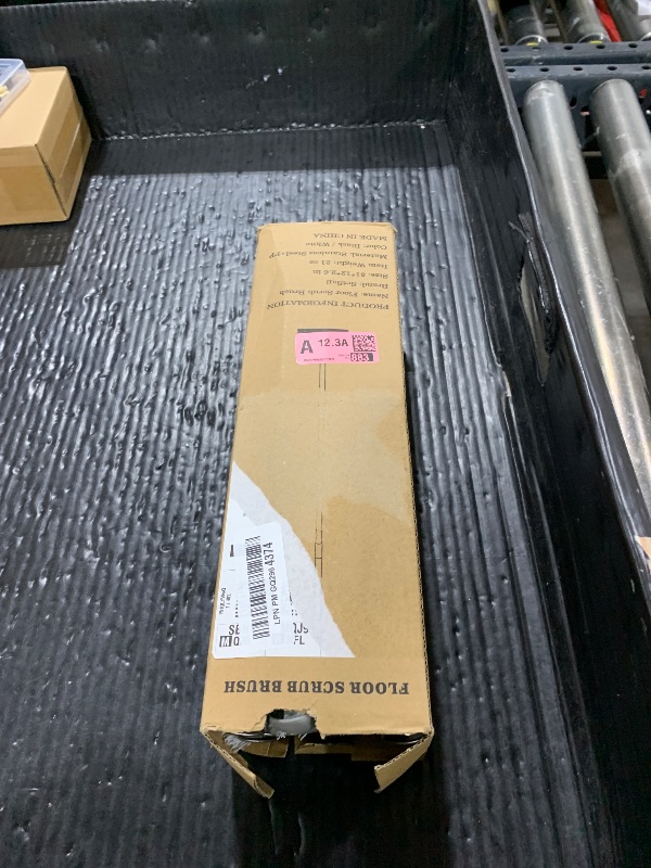 Photo 1 of SetSail Upgraded Large 12 in Wide Floor Scrub Brush with 51-Inch Long Adjustable Handle 2 in 1 Scrape Brush Stiff Bristle Floor Scrubber for Cleaning Shower Bathroom Garage Kitchen Wall Deck Tub Tile