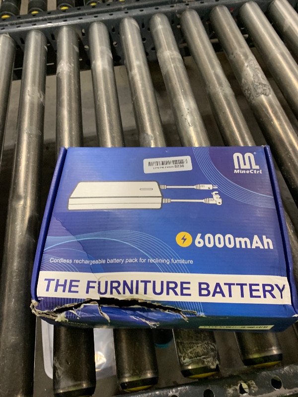 Photo 1 of MineCtrl Universal Battery Pack for Reclining Furniture, 6000mAh Wireless Couch Battery Pack Rechargeable for Power Recliner, Power Sofa, Sectional