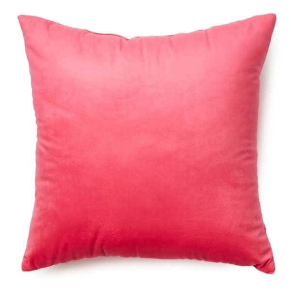 Photo 1 of Dormify Millie Velvet Square Pillow, Hot Pink