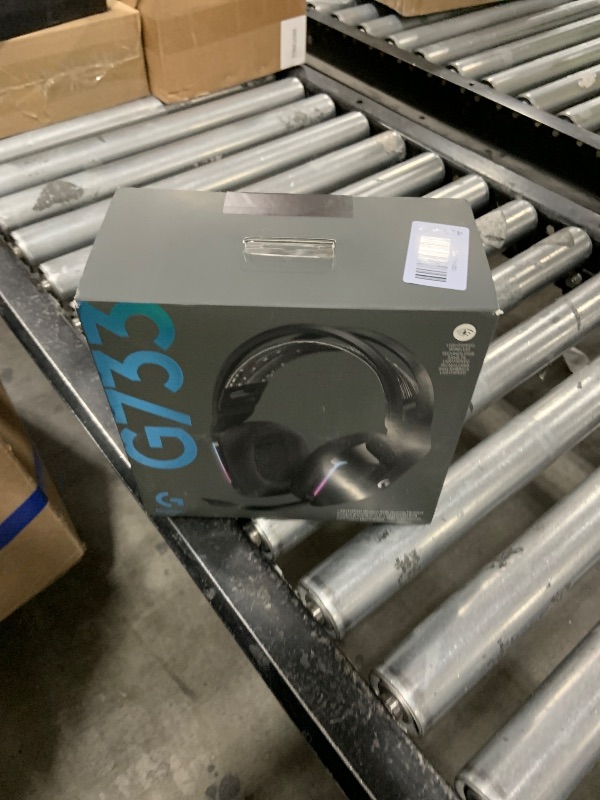 Photo 1 of Logitech G733 Lightspeed Wireless Gaming Headset, Suspension Headband, Lightsync RGB, Blue VO!CE Mic, PRO-G Audio – Black, Gaming Headset Wireless, PC, PS5, PS4, Switch Compatible
