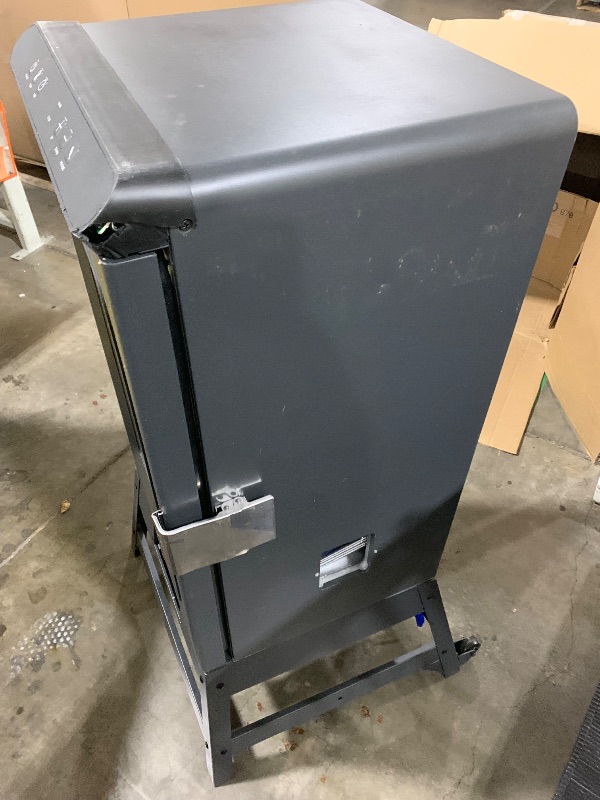 View 11 of  EAST OAK 30" Electric Smoker for Outdoors | Built-in Meat Probe Up to 6× Longer Smokes on a Single Load | Side Chip Loader for Smoking | Bigger Batches with 725 sq in Cooking Area, Mist Silver 