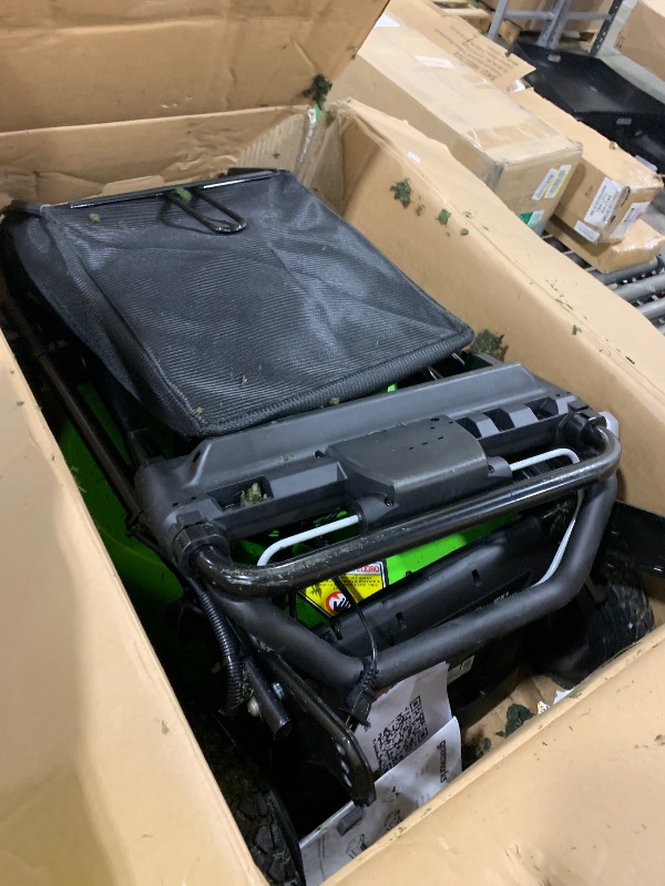 Photo 1 of Greenworks 40V 21" Brushless Cordless (Smart Pace / Self-Propelled) Lawn Mower (75+ Compatible Tools), (2) 4.0Ah Batteries and Charger Included