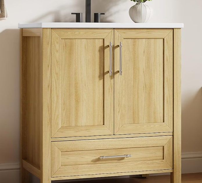 Photo 1 of Garvee 30 inch Bathroom Vanity with Sink Freestanding Bathroom Sink