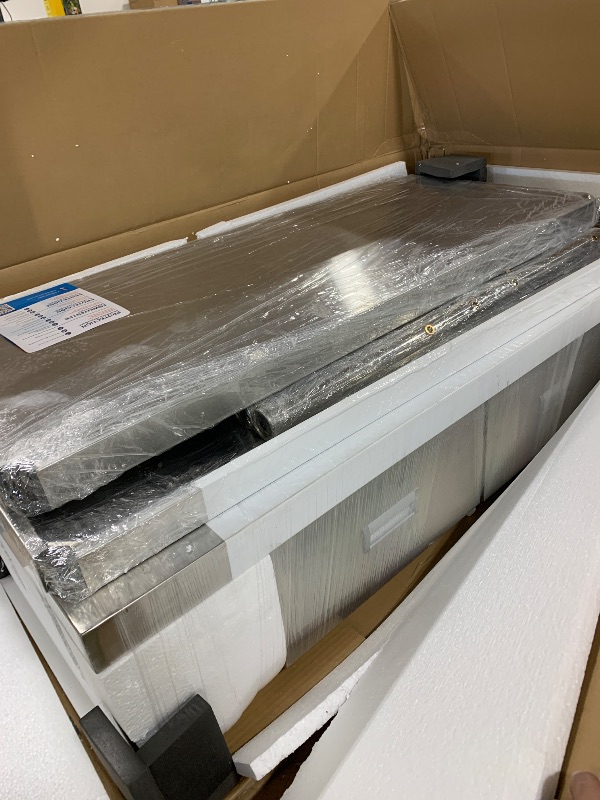 View 2 of Garvee 48x24 in NSF Stainless Steel Prep Table