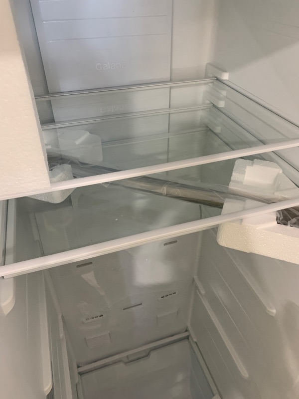 Photo 1 of Galanz GLF11US2A16 Upright Temperature Control Convertible Refrigerator/Freezer, Stainless Steel, 11 Cu.Ft