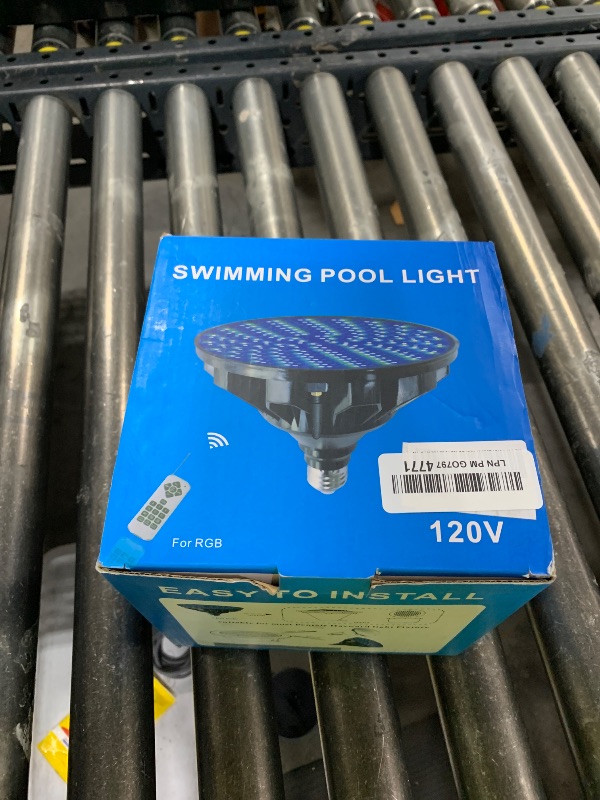 Photo 1 of IOBZSM LED Pool Light Bulb for Inground Pool, 70W Color Changing Led Pool Lights with Remote, Dimmable Above Ground Swimming Pool Lights, Wireless Above Ground Pool Light