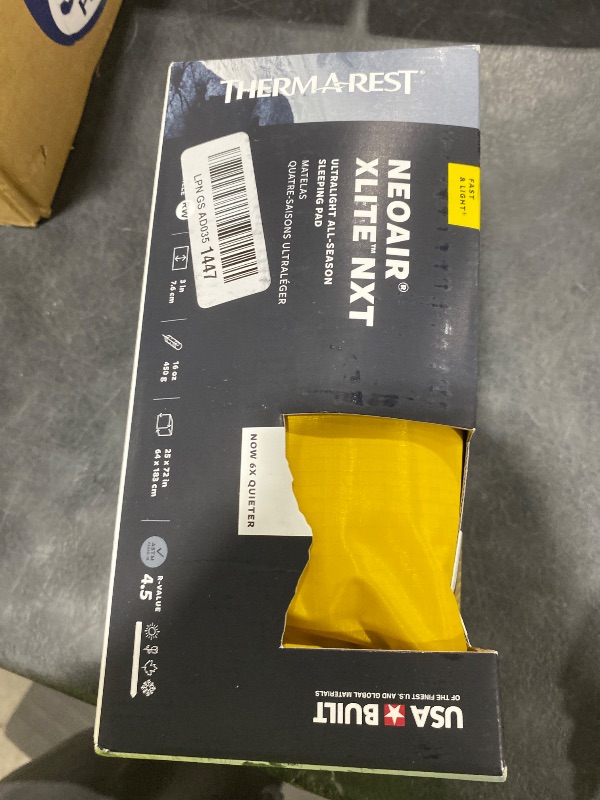 Photo 1 of Therm-a-Rest NeoAir Xlite NXT Ultralight Camping and Backpacking Sleeping Pad, Solar Flare, Regular Wide