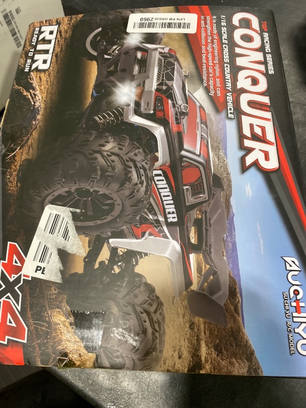 Photo 1 of Yidedraw RC Cars 1:16 Scale Remote Control Car 50 KMH High Speed Fast 4WD RC Truck for Kids Adult Boys Toys 2.4 GHz All Terrains RC Buggy Off-Road Drift RC Monster Trucks with 2 Batteries (Green)
