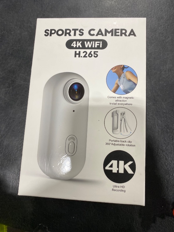 Photo 1 of 4K Mini Body Camera, Wearable Action Body Cam, Sports Action Camera?Thumb Size Hands-Free Recording Body Worn Camera, Premium Portable Camcorder Mount Anywhere for Work, Travel,Fishing, Pet Walking