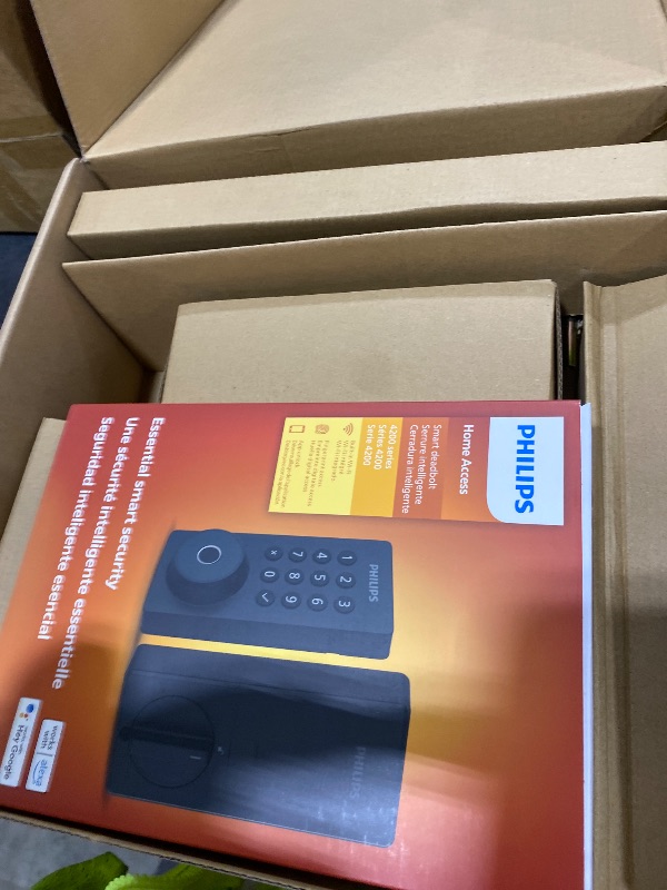 Photo 1 of Philips Wi-Fi Smart Door Lock with Handle Set, Keypad Deadbolt for Front Door, Fingerprint Keyless Entry Door Lock with App Remote Control, IP53 Waterproof, Auto Lock, Security Easy Installation