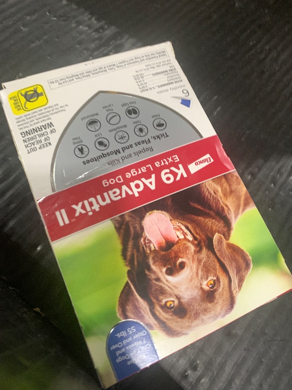 Photo 1 of K9 Advantix II XL Dog Vet-Recommended Flea, Tick & Mosquito Treatment & Prevention | Dogs Over 55 lbs. | 6-Mo Supply