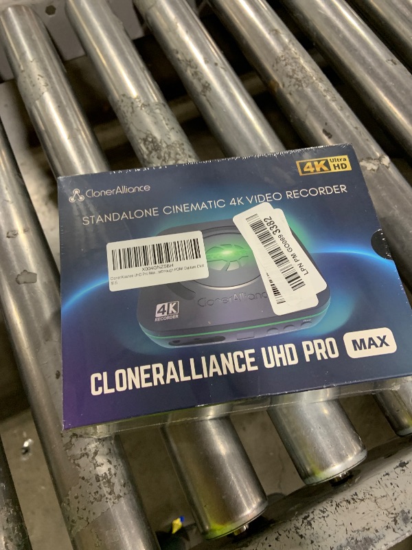 Photo 1 of ClonerAlliance UHD Pro Max, Cinematic-FPS 4K@24fps (Max 30) Video Recorder with H.265/H.264 Codec, 4K@60fps Passthrough HDMI Capture DVR with Pause/Resume Recording.