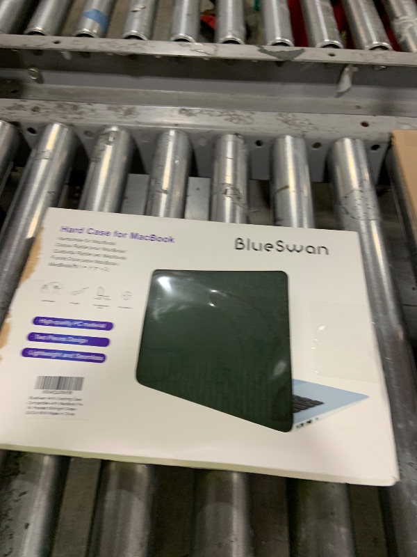 Photo 1 of BlueSwan Anti-Cracking Hard Shell Case Compatible with MacBook Pro 14-inch M5 2026 2025-2021 Release M4 M3 M2 M1 Pro/Max Chip, Anti-Fingerprint Soft TPU Bumper, Frosted Midnight Green