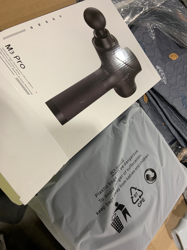 Photo 1 of Opove M3 Pro 2 Massage Gun Deep Tissue Percussion Muscle Massager for Workout, Handheld Percussive Therapy Fascia Gun for Athletes Fast Recovery 4-8 Hours Long Battery Life, Powerful, Quiet, Black
