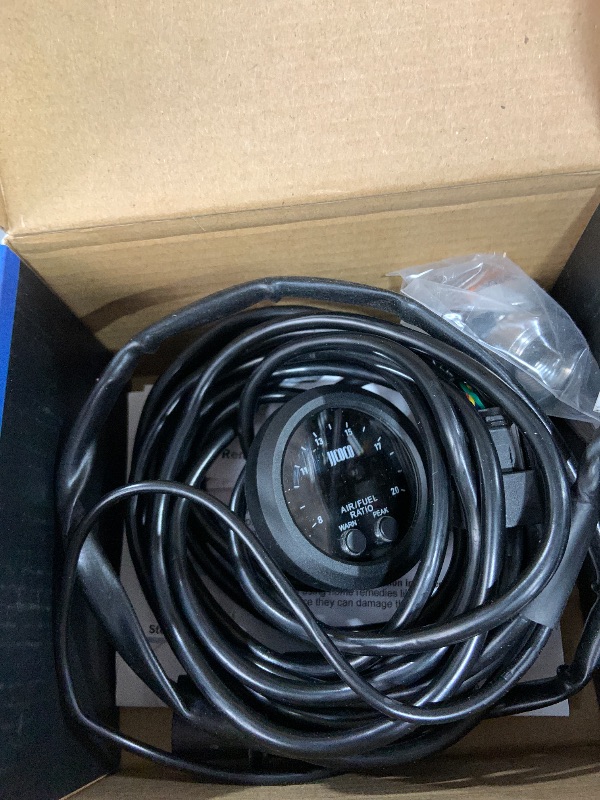 Photo 1 of JJCOCO Air/Fuel Ratio AFR Wideband Gauge Kit with LSU 4.9 O2 Oxygen Sensor Digital LED Display 12V AFR Controller Gauge Wideband UEGO 52mm (2-1/16”)