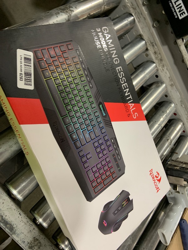 Photo 1 of Redragon S101M-KS Gaming Keyboard and Mouse Wireless with Tri-Mode, RGB Keyboard and 4800 DPI Gaming Mouse, 10 Independent Multimedia Keys for Wins, PC, Computer, Wireless S101 Ideal for Gamer