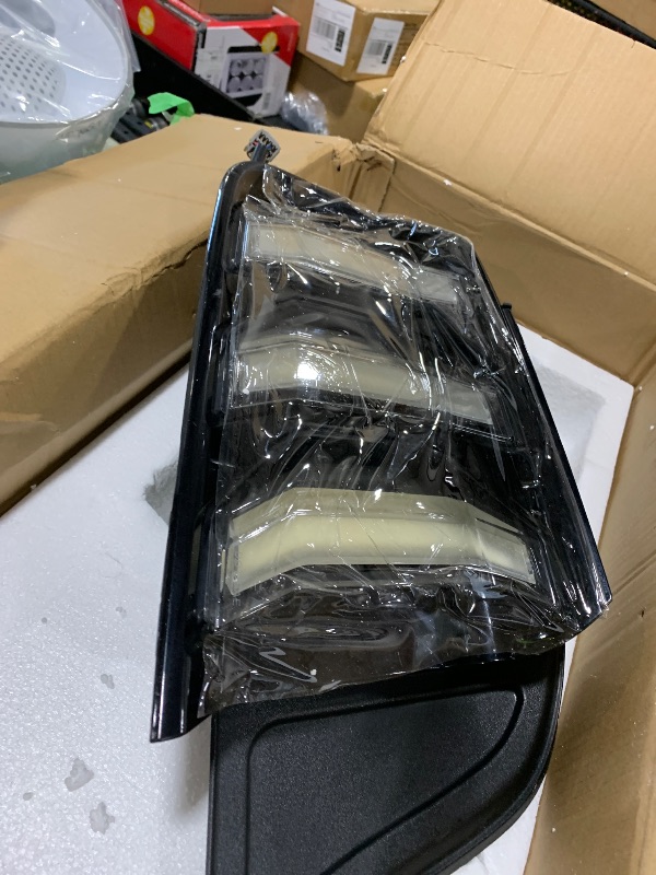 Photo 1 of WOLFSTORM LED Tail Light Fit for 2015 2016 2017 2018 2019 2020 2021 2022 2023 Ford Mustang Replacement Tail Lamps Turn Signal Light Rear Lamps Running Light Black Housing,Clear Lens