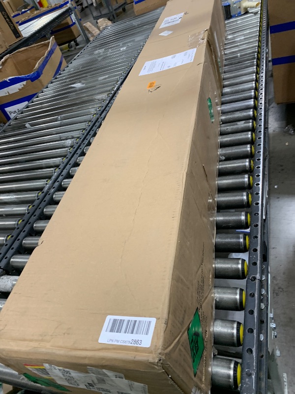 Photo 1 of Amazon Basics Smart Box Spring Bed Base, 9-Inch Height Sturdy Mattress Foundation, Strong Metal Support, Tool-Free Easy Assembly, King, 79"L x 75.5"W x 9"H, White