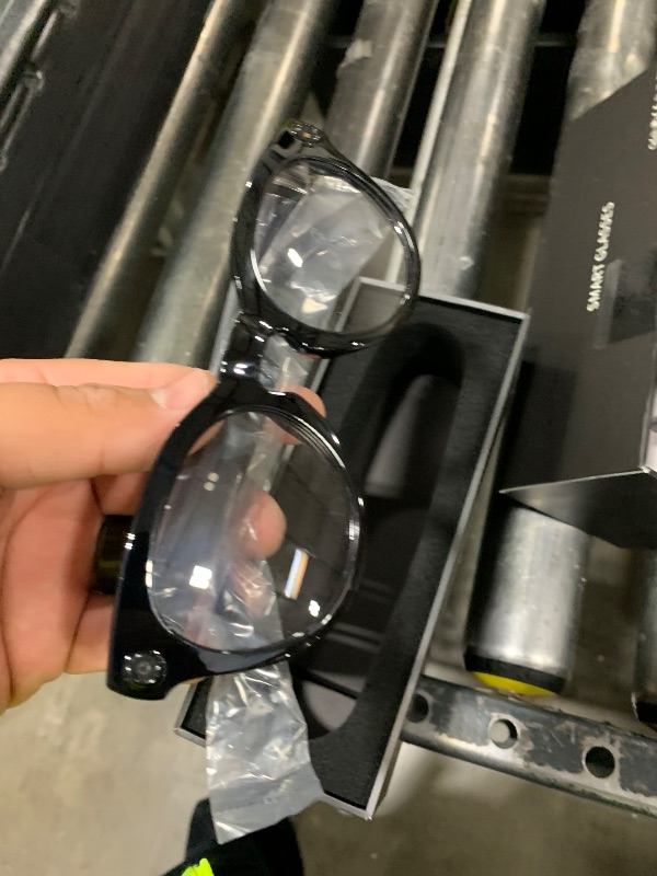 Photo 1 of AI Smart Glasses with Camera, 2K Camera Glasses,12MP Video Recording Glasses, Real Time Translation, AI Voice Assistant,Sunglasses with 3 Pack Lenses - Photochromic Lenses,Purple and Blue Lenses