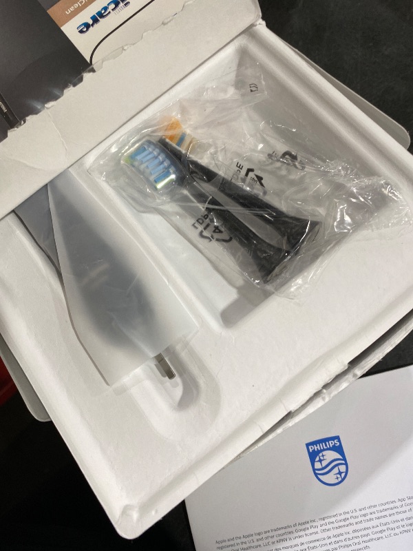 Photo 1 of Philips Sonicare DiamondClean Smart 9300 Electric Toothbrush - Sonic Toothbrush with App, Pressure Sensor, 12 Brushing Settings, Replacement Reminder, Travel Case, Black, Model HX9903/15