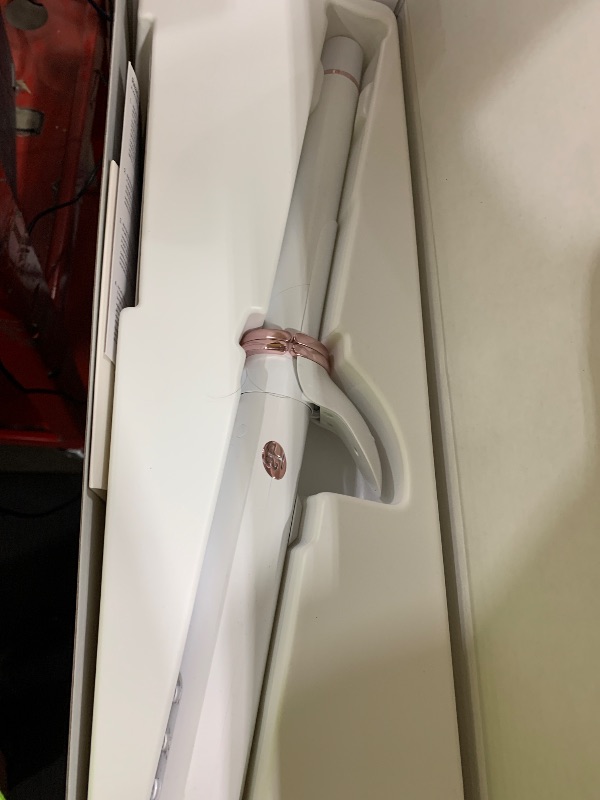 Photo 1 of T3 CurlWrap 1" Automatic Rotating Curling Iron with Longer Barrel, 2 Timer Settings, 9 Heat Settings, Auto-Rotating Ceramic Barrel and Ion Generator for Fast, Easy Curls and Waves on All Hair Types