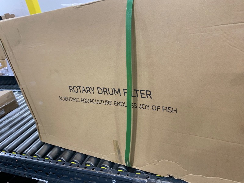 Photo 1 of Rotary Drum Filter,Canister Filter,RDF Fully Automatic Water Self-Cleaning Filtration for Koi Pond,Fish Pond,Aquarium,Seedling Cultivation Base,Aquaculture,Hydroponics (8000GPH Advanced Edition)