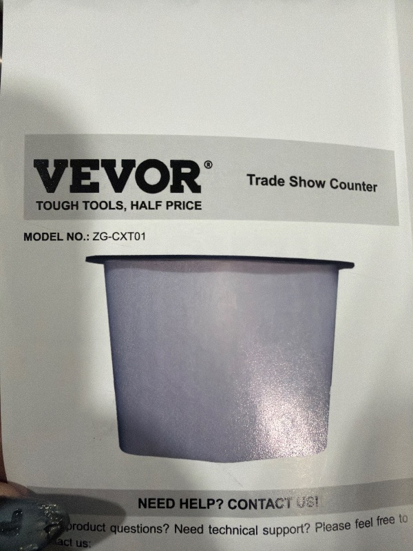 Photo 1 of VEVOR TRADE SHOW COUNTER