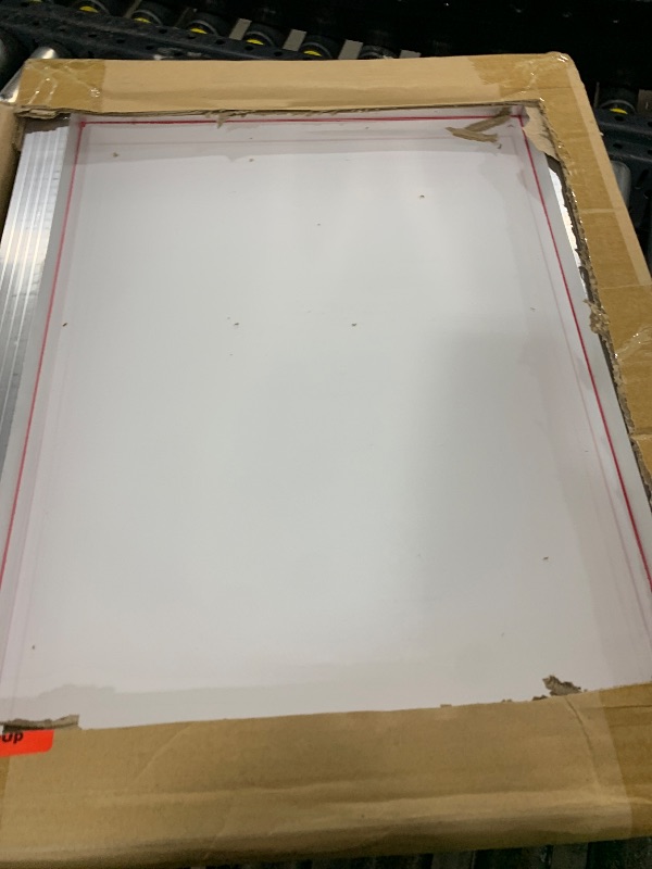 Photo 1 of Zonon 8 Pieces 16x20 Inch Aluminum Silk Screen Printing Frames with 160 White Mesh White Polyester Screen and Red Glue Pre-Stretched Silk Frame for DIY T-Shirt Printing