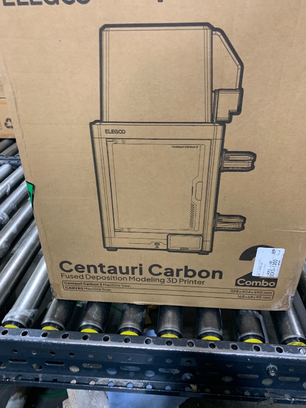 Photo 1 of ELEGOO Centauri Carbon 2 Combo Multi Color 3D Printer, CoreXY 500mm/s High Speed Multicolor Printing with Canvas, 1-Click Full Auto Leveling and 350°C High-Temp Nozzle, 256x256x256mm Build Volume
