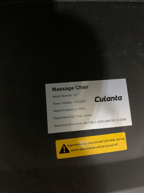 Photo 1 of Culanta Massage Chair Full Body, Zero Gravity SL-Track Shiatsu Massage Recliner Chair with Body Scan, Airbags, Foot Rollers, Deep Yoga Stretch, Heating (U1-Brown)