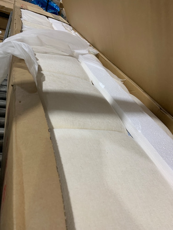 Photo 1 of UPHOLSTERED BED  / CREAM COLOR