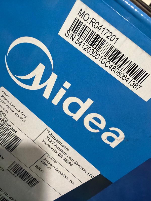 Photo 1 of Midea 8,000 BTU U Shaped Smart Inverter Window Air Conditioner - Cools 350 Sq Ft, Ultra Quiet with Open Window Flexibility - Alexa/Google Assistant Compatible - 37% Energy Savings, Remote (Updated)