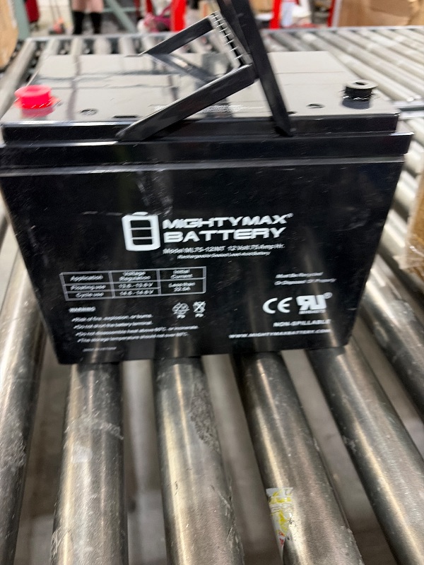 Photo 1 of Mighty Max Battery 12V 55AH Internal Thread Battery for Quantum QG Edge 2.0 NF55
