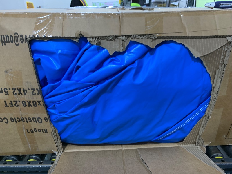 Photo 1 of 22ft Commercial Bounce House for Big Kids, 100% PVC Inflatable Obstacle Course Bounce House with 1100W Blower, 0.45mm Heavy Duty Vinyl, Backyard Outdoor Water Slide(22x8x8.2ft)